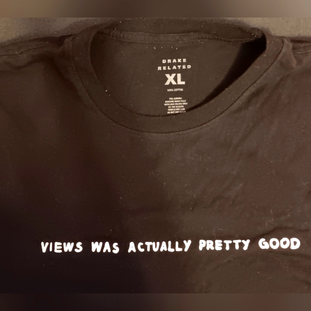Drake Black Graphic Tee